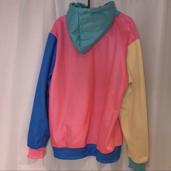 CozyKids Colourblock Hooded Sweater - Picture 2 of 3